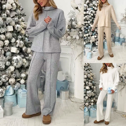 📦Consegna gratuita📦🎅Set 2 pezzi da donna in maglia casual e leggera